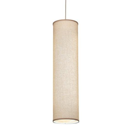 2nd Ave Lighting Cilindro 10" Wide Textrene Pendant With Nickel Finish