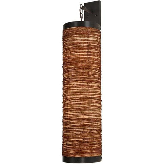 2nd Ave Lighting Cilindro 11" Arrow Root Hanging Wall Sconce in Timeless Bronze Finish