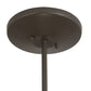 2nd Ave Lighting Cilindro 12" Beige Textrene Pendant in Timeless Bronze