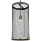 2nd Ave Lighting Cilindro 12" Cage Pendant With Matte Clear Finish