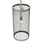 2nd Ave Lighting Cilindro 12" Cage Pendant With Matte Clear Finish
