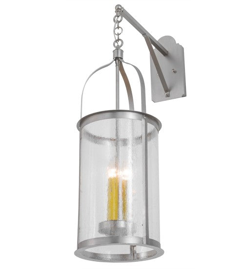 2nd Ave Lighting Cilindro 12" Campbell Hanging Wall Sconce in Nickel Finish