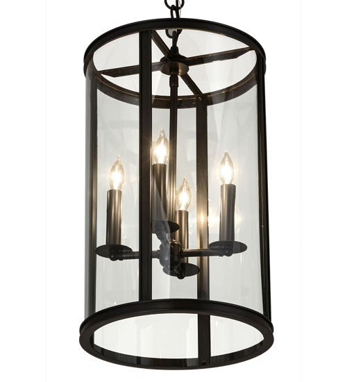 2nd Ave Lighting Cilindro 12" Campbell Pendant in Craftsman Brown Finish