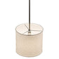 2nd Ave Lighting Cilindro 12" Textrene Pendant With Timeless Bronze Finish