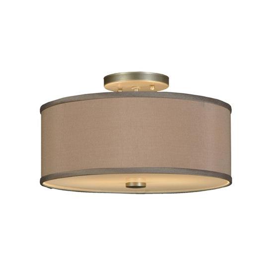 2nd Ave Lighting Cilindro 14" Flushmount in Nickel Finish