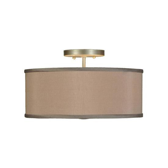 2nd Ave Lighting Cilindro 14" Flushmount in Nickel Finish