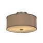 2nd Ave Lighting Cilindro 14" Flushmount in Nickel Finish