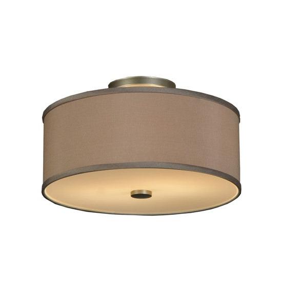 2nd Ave Lighting Cilindro 14" Flushmount in Nickel Finish