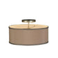 2nd Ave Lighting Cilindro 14" Flushmount in Nickel Finish