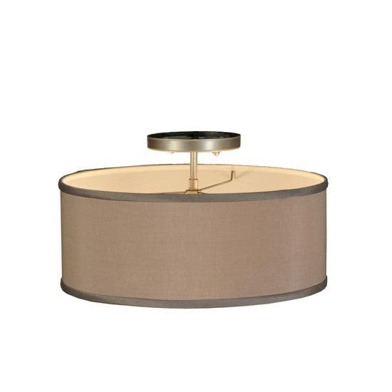 2nd Ave Lighting Cilindro 14" Flushmount in Nickel Finish