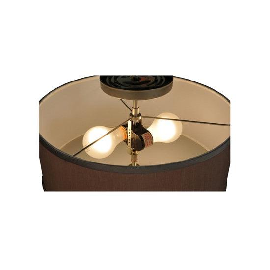 2nd Ave Lighting Cilindro 14" Flushmount in Nickel Finish