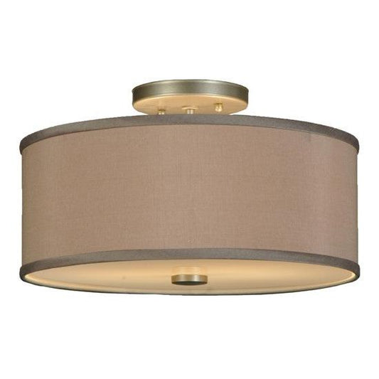 2nd Ave Lighting Cilindro 14" Flushmount in Nickel Finish