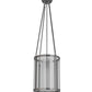 2nd Ave Lighting Cilindro 16" Wide Campbell Pendant With Steel Finish