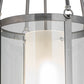 2nd Ave Lighting Cilindro 16" Wide Campbell Pendant With Steel Finish