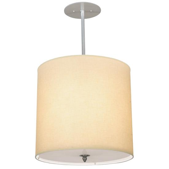 2nd Ave Lighting Cilindro 18" Beige Textrine Pendant Light