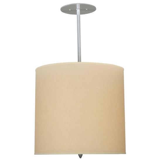 2nd Ave Lighting Cilindro 18" Beige Textrine Pendant Light