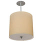 2nd Ave Lighting Cilindro 18" Beige Textrine Pendant Light
