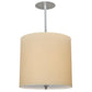 2nd Ave Lighting Cilindro 18" Beige Textrine Pendant Light