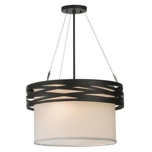 2nd Ave Lighting Cilindro 18" Complex Pendant in Oil Rubbed Bronze Finish