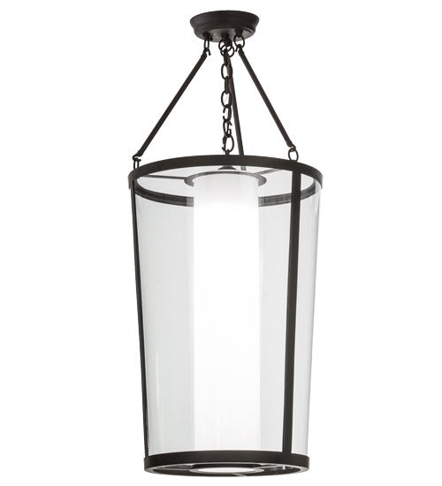 2nd Ave Lighting Cilindro 18" Tapered Semi-Flushmount in Oil Rubbed Bronze Finish