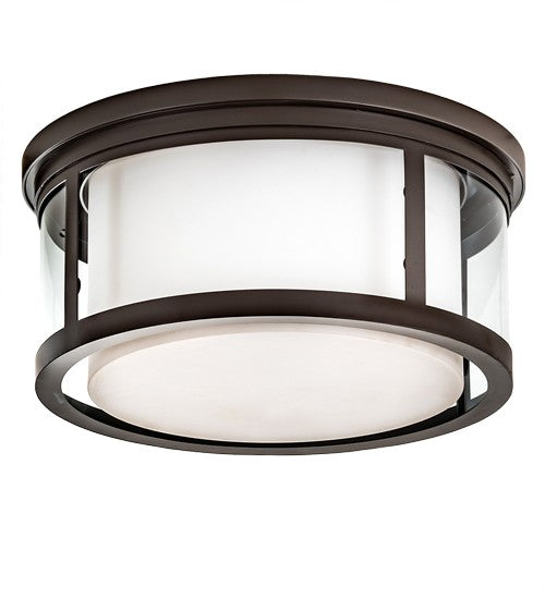 2nd Ave Lighting Cilindro 19" Campbell Flushmount in Oil Rubbed Bronze Finish