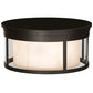 2nd Ave Lighting Cilindro 19" Campbell Flushmount in Oil Rubbed Bronze Finish