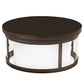 2nd Ave Lighting Cilindro 19" Campbell Flushmount in Oil Rubbed Bronze Finish