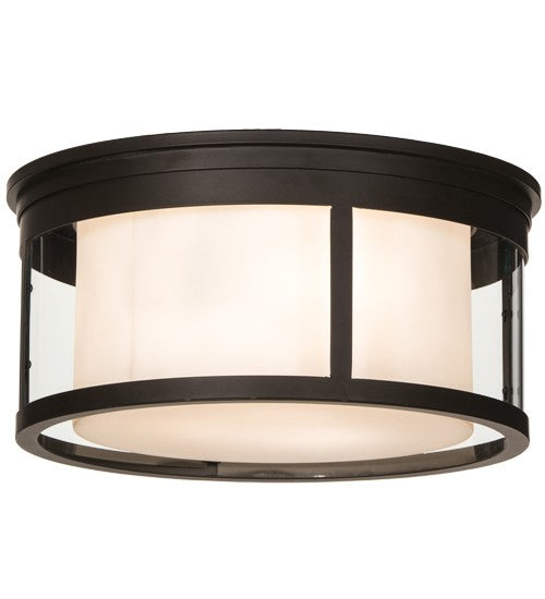 2nd Ave Lighting Cilindro 19" Campbell Flushmount in Oil Rubbed Bronze Finish