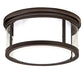 2nd Ave Lighting Cilindro 19" Campbell Flushmount in Oil Rubbed Bronze Finish