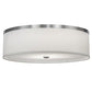 2nd Ave Lighting Cilindro 20" Wide Flushmount With Brushed Nickel Finish