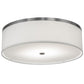 2nd Ave Lighting Cilindro 20" Wide Flushmount With Brushed Nickel Finish