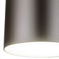 2nd Ave Lighting Cilindro 21.5" Metal-Tex Pendant in Brushed Stainless Steel Finish