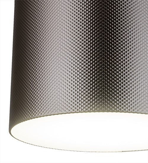2nd Ave Lighting Cilindro 21.5" Metal-Tex Pendant in Brushed Stainless Steel Finish