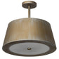 2nd Ave Lighting Cilindro 22" Campbell Pendant in Antique Silver Finish