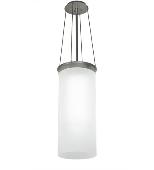 2nd Ave Lighting Cilindro 22" Lowell Pendant With Nickel Finish