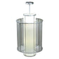 2nd Ave Lighting Cilindro 22" Weave-Tex Pendant in Nickel Finish