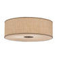 2nd Ave Lighting Cilindro 24" Flushmount in Nickel Finish