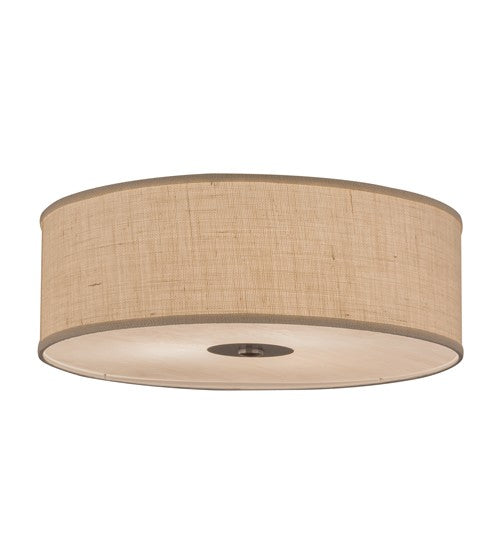 2nd Ave Lighting Cilindro 24" Flushmount in Nickel Finish