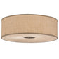 2nd Ave Lighting Cilindro 24" Flushmount in Nickel Finish