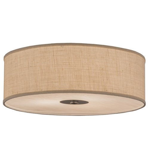 2nd Ave Lighting Cilindro 24" Flushmount in Nickel Finish