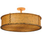 2nd Ave Lighting Cilindro 24" Luciano Flushmount in Autumn Leaf Finish