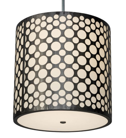 2nd Ave Lighting Cilindro 24" Matriz Pendant With Industrial Steel Finish