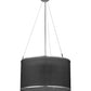 2nd Ave Lighting Cilindro 24" Shimmer Pendant in Extreme Chrome Finish