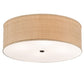 2nd Ave Lighting Cilindro 24" Textrene Flushmount in Timeless Bronze Finish