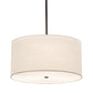 2nd Ave Lighting Cilindro 24" Textrene Pendant in Charcoal Grey Finish