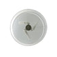 2nd Ave Lighting Cilindro 24" White Trilam Textrene Pendant With Nickel Powder Coat Finish