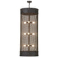 2nd Ave Lighting Cilindro 24" Wide 9 LT Cage Pendant in Coffee Bean Finish
