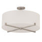 2nd Ave Lighting Cilindro 24" Wide Structure Pendant in Brushed Nickel Finish