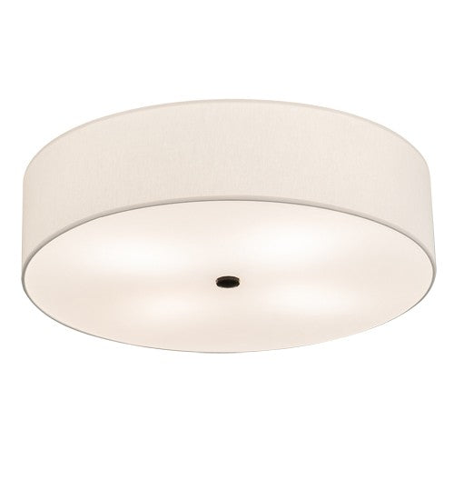 2nd Ave Lighting Cilindro 24" Wide Textrene Flushmount in Timeless Bronze Finish