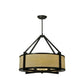 2nd Ave Lighting Cilindro 30" Cross Hatch Pendant in Timeless Bronze
